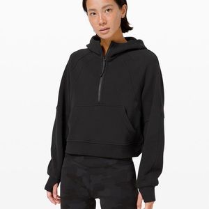 Lululemon scuba oversized half zip hoodie black